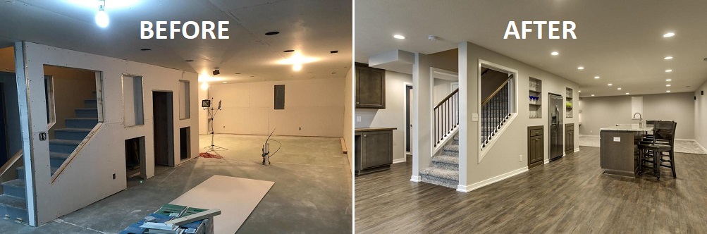 Calgary Home Renovation Before and After